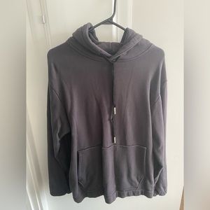 Black fleece sweatshirt/hoodie